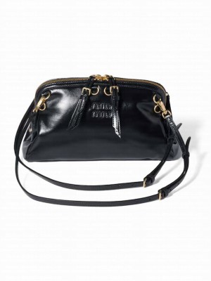 Miu Miu Leather Clutch 5BF131 Black
