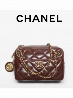 Chanel MINI CAMERA CASE AS5190 Dark Brown
