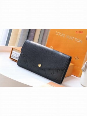 Louis Vuitton Original Monogram Empreinte Wallet M61182 black