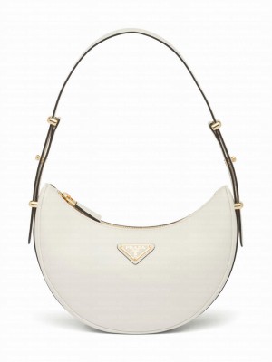 Prada Leather Shoulder Bag 1BC194 Cream
