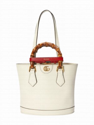Gucci Diana Small Tote Bag 750396 Cream