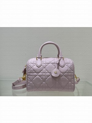 Dior Groove 25 Bag pink Macrocannage Calfskin M1365UB