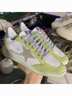 Golden Goose GGDB Calfskin Sneaker White/Yellow/Silver Spring/Summer 2021 Collection 02