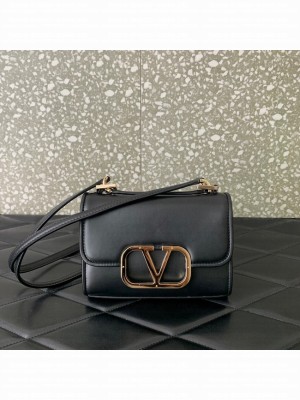 VALENTINO LOCO calf leather mini 0167 black
