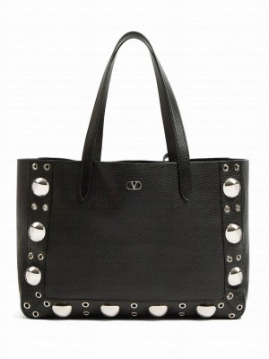 Valentino Garavani Nellcote Shopping Bag Black