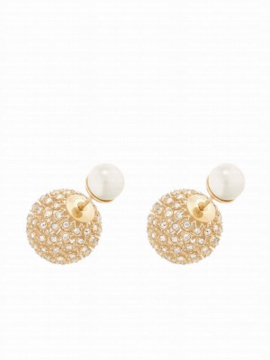 Christian Dior Women's Dior Tribales Earrings Golden