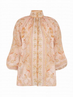 Zimmermann Women's Acacia Billow Blouse Peachblow