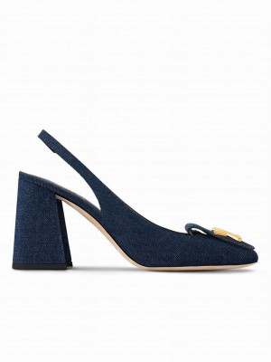 Louis Vuitton Women's Shake Slingback Pump 1ACLIW Dark Blue