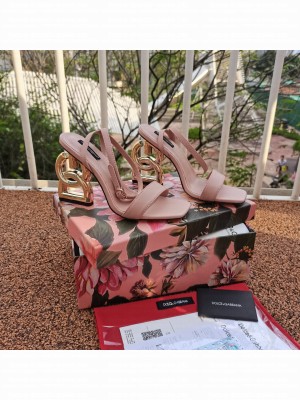 Dolce & Gabbana 105 mm with DG Pop heel sandals 010