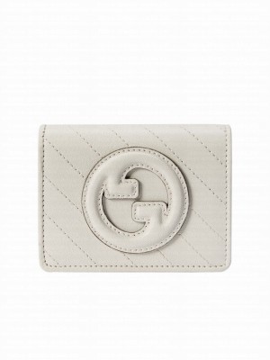 Gucci Blondie Card Case Wallet 760317 Cream
