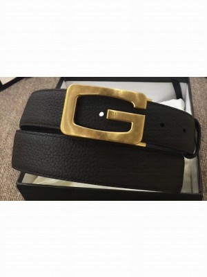 Gucci Width 3.5cm Leather Belt Coffee with G Buckle