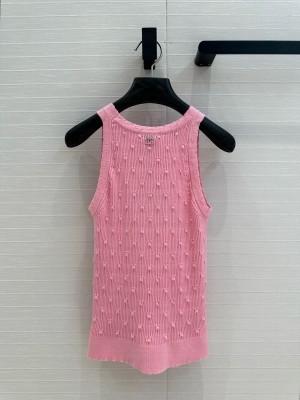 Chanel Knit Vest CH031109 Pink 2025