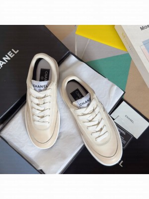 Chanel Printed Calfskin Sneakers Light Orange G46086 2025