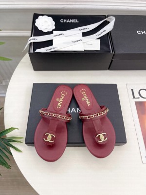 Chanel Flat Slide Thong Sandals 2025 22