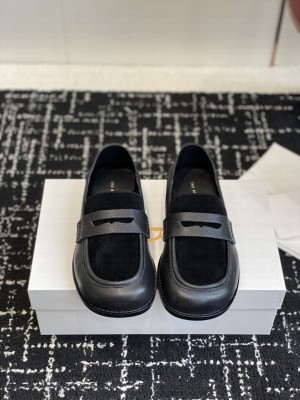 The Row Velcro Mary Jane Black
