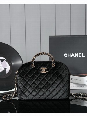 Chanel SMALL SHOPPING BAG AS3969 Velvet black