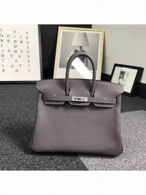 Hermes Birkin 25cm Bag in Original Togo Leather Bag vert gris