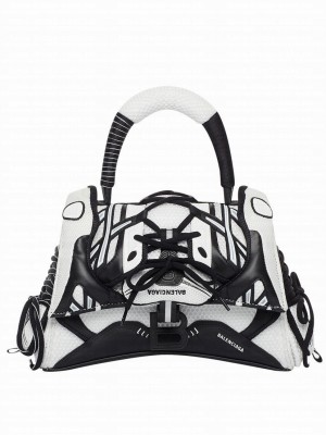 Balenciaga SneakerHead Small Handle Bag Cream