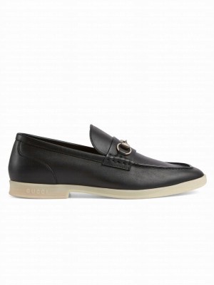 Gucci Men's Loafer With Horsebit 7826721 Black