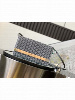 Goyard Monte-Carlo PM Clutch Grey
