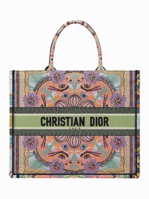 Christian Dior Book Tote Pink