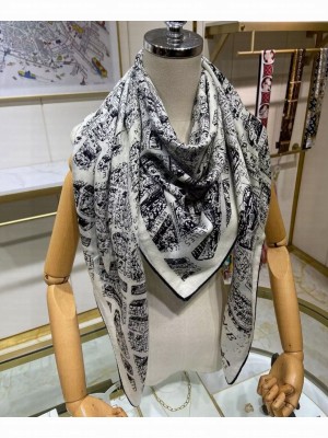 Christian Dior Women's Plan De Paris Shawl