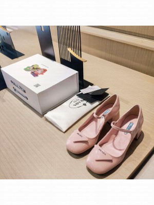Prada Patent Leather Pumps 1I771M Pink 2022 Collection