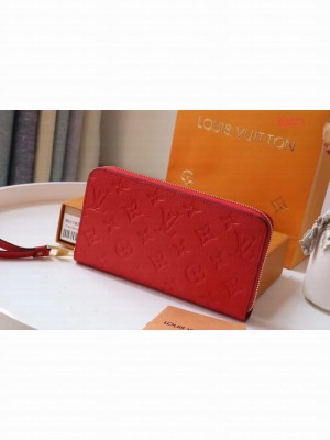 Louis Vuitton Original Monogram Empreinte Wallet M60571 red