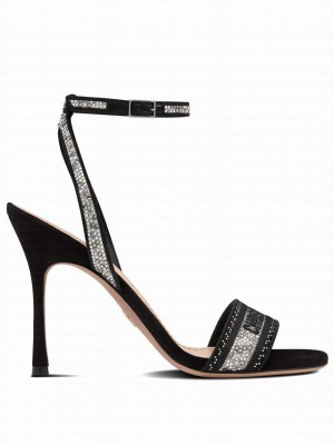 Christian Dior Women's Dway Heeled Sandal Black