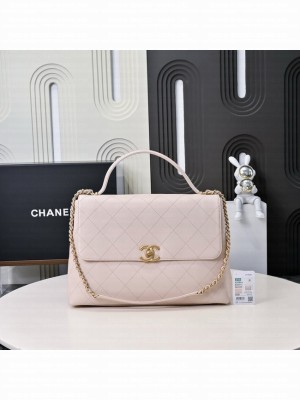 Chanel Medium FLAP BAG WITH TOP HANDLE AS5447 PINK