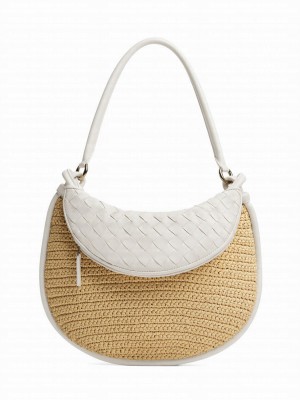 Bottega Veneta Medium Gemelli Cream