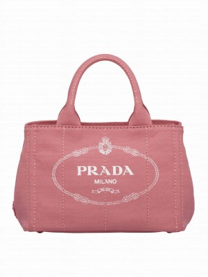 Prada Denim Tote 1BG439 Peachblow