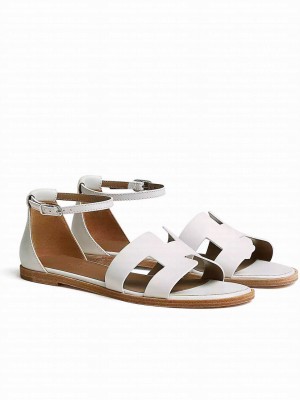 Hermes Women's Santorini Sandal White