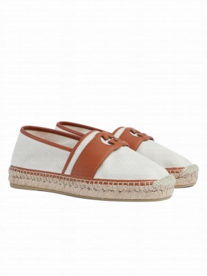 Gucci Unisex Interlocking G Espadrille 777365 Cream