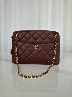 Chanel CAMERA CASE AS5187 Dark Brown