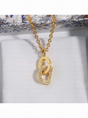 Christian Dior Women's CD LOCK Necklace 01030 2024