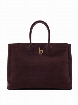 Burberry Medium Rocking Horse Tote Mauve