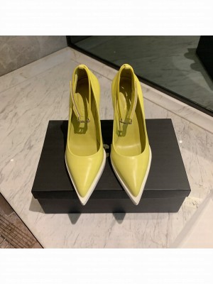 GCDS RIDER PUMPS YELLOW