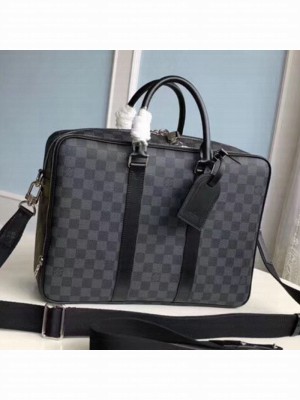 Louis Vuitton Icare Damier Graphite Canvas Briefcase Top Handle Bag M40007 2019 Collection