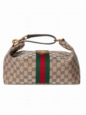 Gucci Vanity Medium Top Handle Bag 857799 Coffee