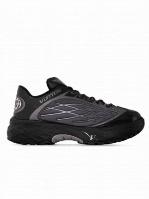 Louis Vuitton Men's LV Discovery Lace Up 1ABZ2X Black