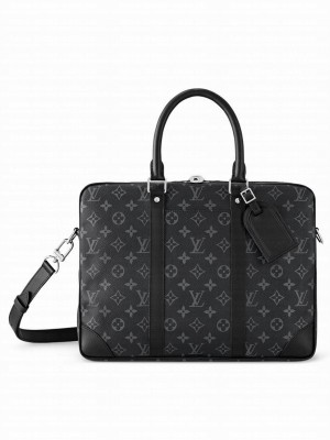 Louis Vuitton Porte-Documents Voyage PM M46457 Black