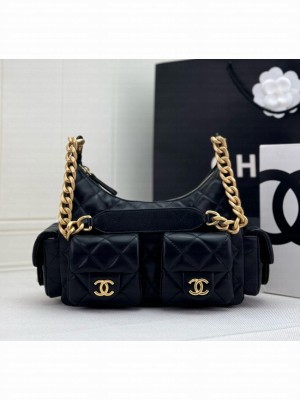 Chanel MAXI HOBO BAG AS5338 BLACK