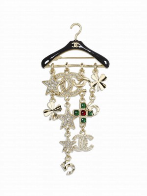 Chanel Women's Brooch AB9842 Golden