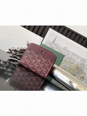 Goyard Matignon Mini Wallet Burgundy