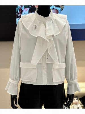 Chanel Women's Cotton Shirt White