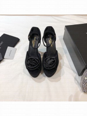 Saint Laurent 4cm Platform Heel 13.5cm High Heel Sandals 2022 Collection 01