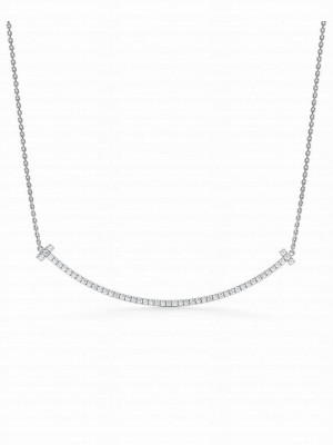 Tiffany Extra Large Smile Pendant Silver