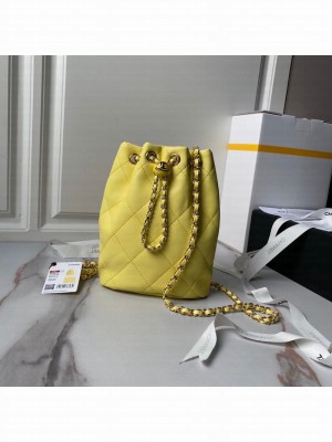 CHANEL BACKPACK AS4810 yellow