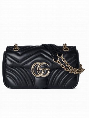 Gucci GG Marmont Small Shoulder Bag 837280 Black